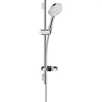 Душевой гарнитур Hansgrohe Raindance Select S 26630400 Хром Белый — фото 1, Душевые гарнитуры