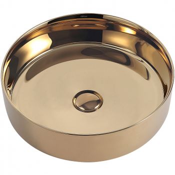 Раковина-чаша Abber Bequem 40 AC2109GG Золото — фото 2, Раковины накладные