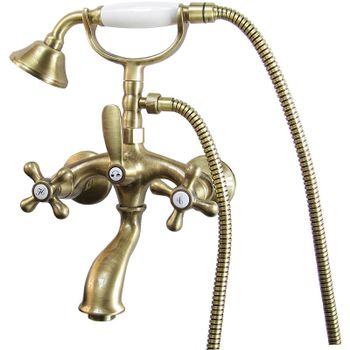 Смеситель для ванны Webert Armony AM720201065 Бронза — фото 1, Смеситель для ванны
