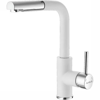 Смеситель для кухни Alveus Siros-P G11 Arctic 1129046 Белый — фото 1, Смесители для кухни