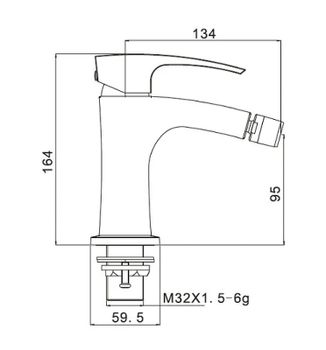 Товар: Смеситель для биде Gappo G07 G5007-8 Белый Хром - фото 2 Смеситель для биде Gappo G07 G5007-8 Белый Хром — фото 2, Смесители для биде