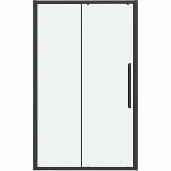 Душевая дверь Grossman Cosmo 140 100.K33.02.140.21.00 профиль Черный матовый стекло прозрачное — фото 1, Раздвижные душевые двери