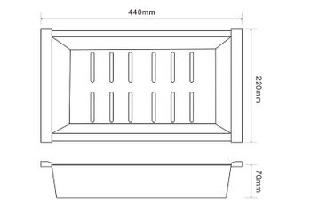 Коландер ZorG PVD Bronze C 12-51 BRONZE Бронза — фото 2, Коландеры