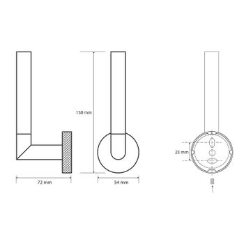 Держатель туалетной бумаги Bemeta Stella 166112032 Хром — фото 2, Держатели туалетной бумаги