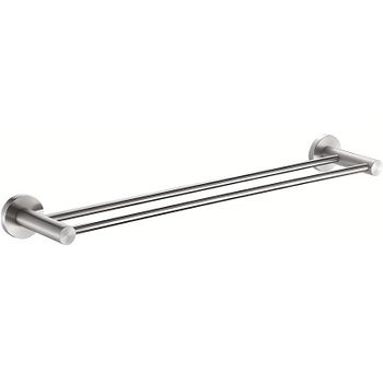 Полотенцедержатель Frap F301 F30109 двойной Сатин — фото 1, Полотенцедержатели