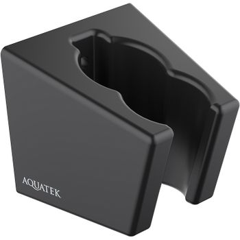 Держатель ручного душа Aquatek AQ2402MB Черный матовый — фото 1, Держатели для душа