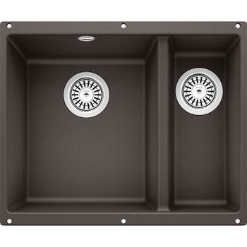 Кухонная мойка Blanco Rotan 340/160-U 521351 Кофе — фото 1, Кухонные мойки