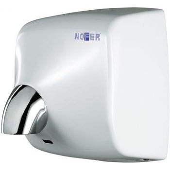 Сушилка для рук Nofer Windflow 01151.W Белая — фото 1, Сушилки для рук