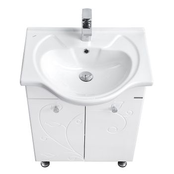 Тумба под раковину Aquaton Лиана 65 1A165701LL010 Белая — фото 2, Тумбы под раковину