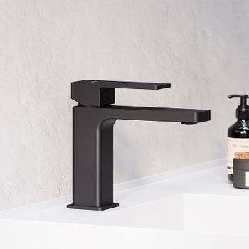 Смеситель для раковины Damixa Gala 530210300 Черный матовый — фото 3, Смесители для раковины