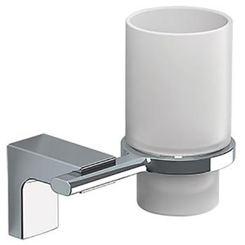 Стакан для зубных щеток Sonia Eletech 113989 Хром — фото 1, Стаканы для зубных щеток