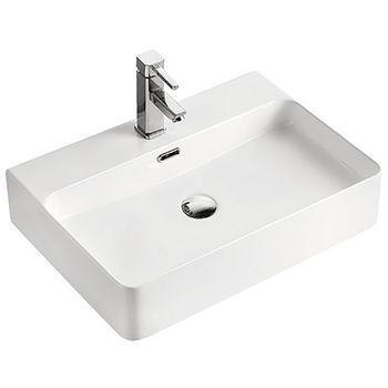 Раковина-чаша CeramaLux 60 D1338 (8145) Белая — фото 1, Раковины накладные