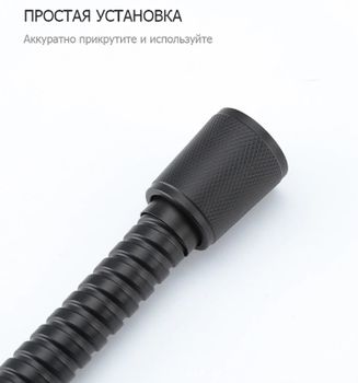 Душевой шланг Frap F46-6 Черный — фото 5, Душевые шланги