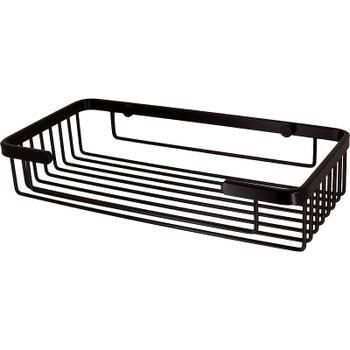 Полка корзина WasserKRAFT K-722B Черный — фото 1, Полки для ванной и душа