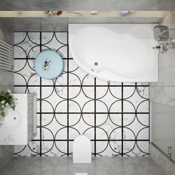 Акриловая ванна Triton Мари 170х110 L Щ0000046123 без гидромассажа — фото 3, Акриловые ванны