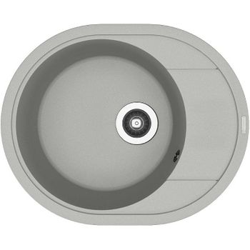 Кухонная мойка Florentina Родос-580 20.240.B0580.305 Грей — фото 1, Кухонные мойки