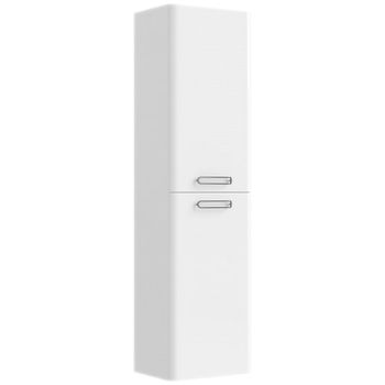 Шкаф пенал Iddis Brick 40 подвесной Белый — фото 1, Пеналы для ванной комнаты