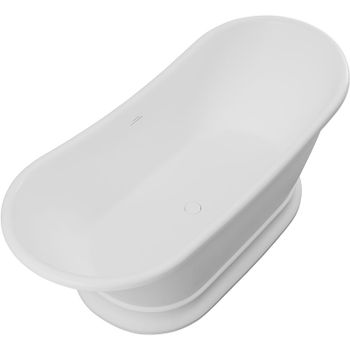 Ванна из искусственного камня Allen Brau Classic 170x75 2.35004.21 Белая матовая без гидромассажа — фото 1, Ванны из искусственного камня