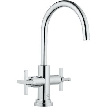 Смеситель для раковины Kludi Nova Fonte 201180520 Хром — фото 1, Смесители для раковины