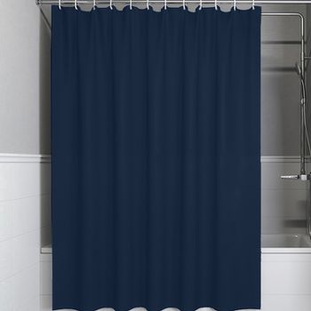 Штора для ванны Iddis Base 180х200 BS04P18i11 Синяя — фото 1, Шторы для ванной