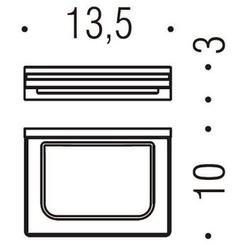 Мыльница Colombo Design Look B1601.OM-VAN Золото матовое — фото 2, Мыльницы