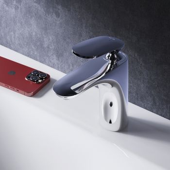 Смеситель для раковины AM.PM Sensation F3082164 Хром — фото 2, Смесители для раковины