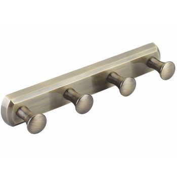 Вешалка для полотенец WasserKRAFT Exter K-1094 Светлая бронза — фото 1, Крючки для полотенец