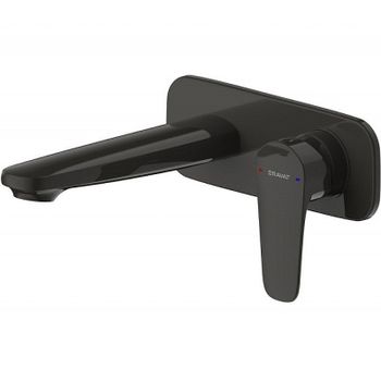 Смеситель для раковины Bravat Source P8173218BW-ENG Черный матовый — фото 1, Смесители для раковины