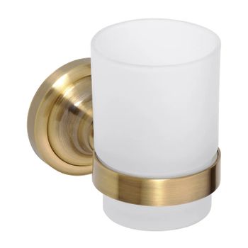 Стакан для зубных щеток Bemeta Retro bronze 144110017 Бронза — фото 1, Стаканы для зубных щеток