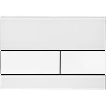 Клавиша смыва Tece Square 9240800 для унитаза Белая — фото 1, Кнопки смыва