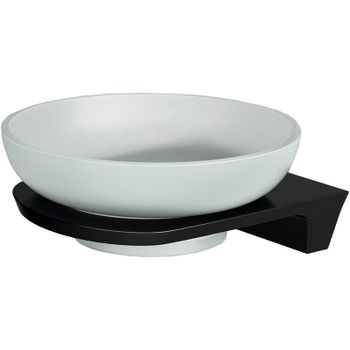 Мыльница WasserKRAFT Glan K-5129 Черная глянцевая — фото 1, Мыльницы