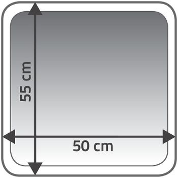 Коврик для ванной комнаты Ridder Grand Prix 55x50 716809 Бежевый — фото 5, Коврики для ванной комнаты