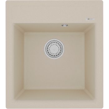 Кухонная мойка Lemark Hanka 450 9910008 Бежевая — фото 1, Кухонные мойки