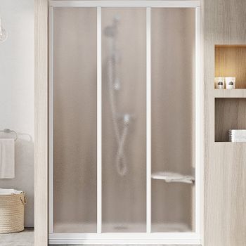 Душевая дверь Ravak Supernova ASDP3-80 00V40102ZG профиль Белый стекло Grape — фото 1, Раздвижные душевые двери