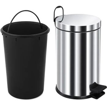 Ведро для мусора Berges 121007 Хром — фото 3, Мусорные ведра