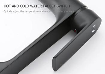 Смеситель для раковины Frap H71-6 F1071-26 Черный матовый — фото 5, Смесители для раковины