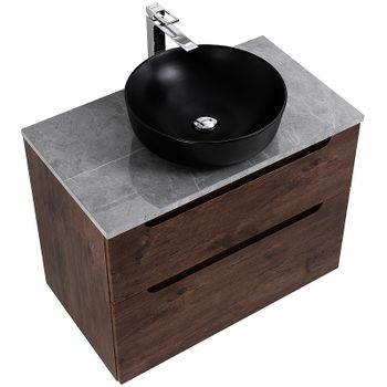 Тумба под раковину BelBagno Etna-H60 90 ETNA-H60-900-2C-SO-RW-P подвесная Rovere Moro — фото 24, Тумбы под раковину