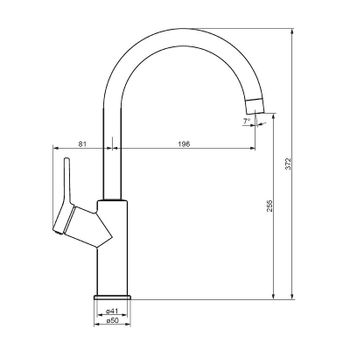 Смеситель для кухни Damixa Eclipse 310720300 Черный матовый — фото 4, Смесители для кухни