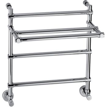 Водяной полотенцесушитель Margaroli Sole 455-3 4554703CRP c полкой Хром — фото 1, Водяные полотенцесушители