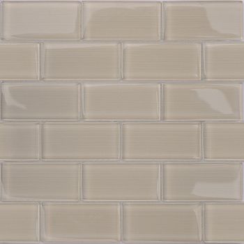 Стеклянная мозаика Caramelle mosaic Impressioni Mattoni Beige 30x30 см — фото 1, Мозаика
