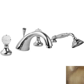 Смеситель на борт ванны Cezares Atlantis ATLANTIS-BVD-02-Sw Бронза кристаллы Swarovski — фото 1, Смесители на борт ванны