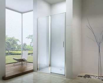 Душевая дверь Berges Legos LS-2 90 062023 профиль Хром стекло прозрачное — фото 2, Распашные душевые двери