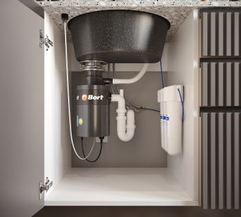 Кухонная мойка Domaci Бьелла DMC-08K GWS-08K-308 Черная — фото 6, Кухонные мойки