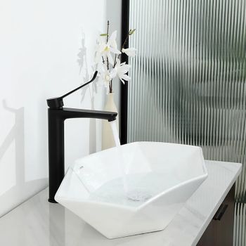 Смеситель для раковины Gappo G21-6 G1021-26 Черный матовый — фото 11, Смесители для раковины