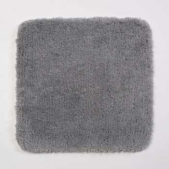 Коврик для ванной комнаты WasserKRAFT Kammel 55х57 BM-8342 Silver — фото 1, Коврики для ванной комнаты