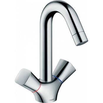 Смеситель для раковины Hansgrohe Logis 71222000 Хром — фото 1, Смесители для раковины