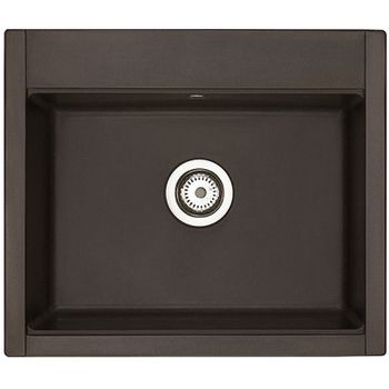 Кухонная мойка Aquaton Делия 60 1A715232LD280 Кофе — фото 1, Кухонные мойки