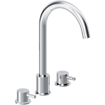 Смеситель для раковины Damixa Scandinavian Pure 360200000 Хром — фото 1, Смесители для раковины