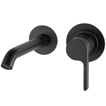 Смеситель для раковины Webert DoReMi DR830606560 Черный матовый — фото 1, Смесители для раковины