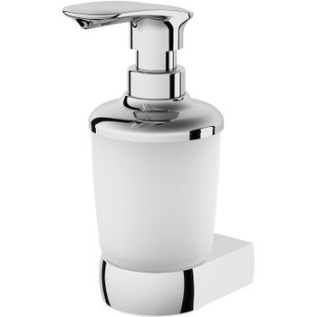 Дозатор жидкого мыла AM.PM Sensation A3036900 хром/матовое стекло — фото 1, Дозаторы